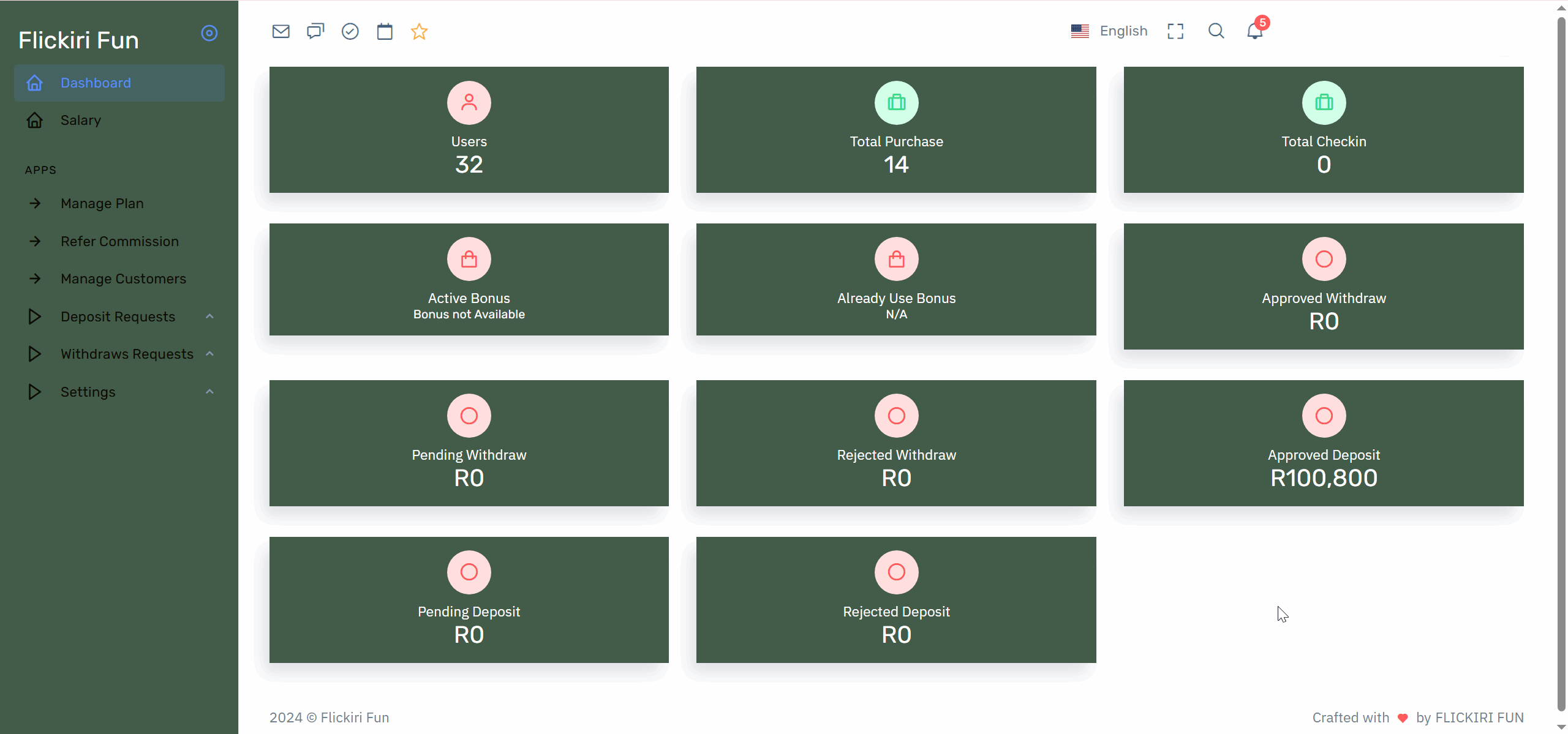 Flickiri Fun海外电影投资理财源码 影视理财类源码