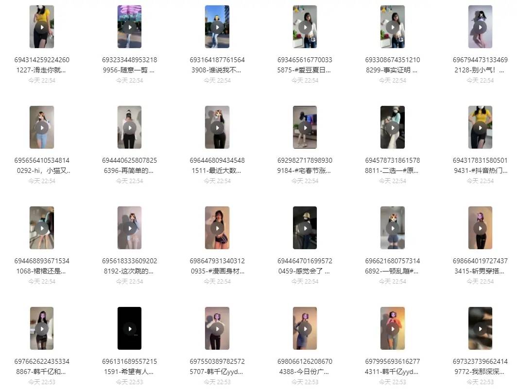 抖音小姐姐视频16000部无水印